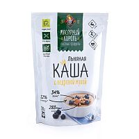 Каша льняная с кедровой мукой 300 г, "Масляный король"