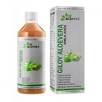 Сок аюрведический "Гилой, алоэ вера и амла" 1 л, Alantra