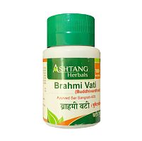 Брахми Вати Буддхивардхак (Brahmi Vati Buddhivardhak) - для нервной системы / 60 таб., Ashtang