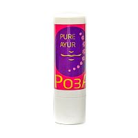 Бальзам для губ с маслом кумкумади "Роза" 4,5 г, Pure Ayur