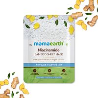 Маска тканевая на бамбуковой основе "Экстракт имбиря" 25 г, MamaEarth
