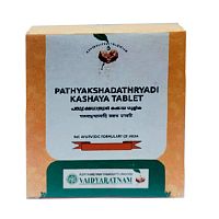 Патьякшадхатради Кашаям (Pathyakshadathryadi Kashaya) - при головной боли, мигрени / 100 табл., Vaidyaratnam (срок годности - до мая 2025 г включительно)