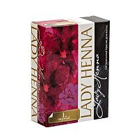 Краска для волос на основе хны "Чёрный" 6 упак. по 10 г, Lady Henna