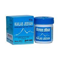 Крем многофункциональный аюрведический "Kailas Jeevan" (Кайлас Дживан) 60 г, Ayurved Sumshodhanalaya