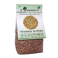 Чечевица зелёная 400 г, "Здороведа"