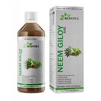Сок аюрведический "Ним и гилой" 1 л, Alantra